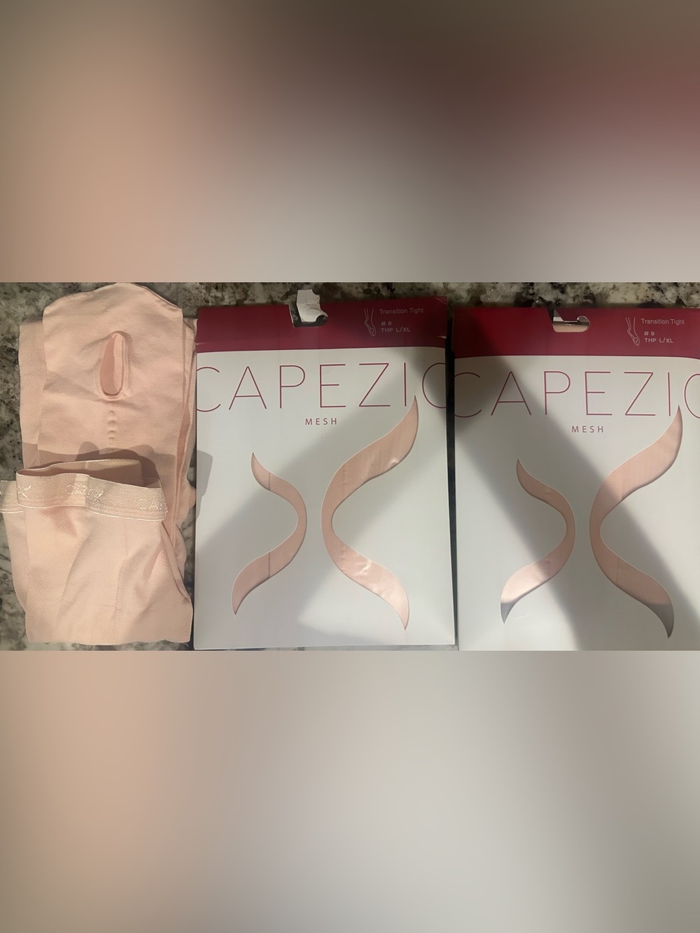 Capezio Mesh Transition Tight - Blush